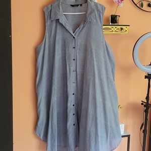 Mlle Gabrielle dress👗 3x Sleeveless Button-Front